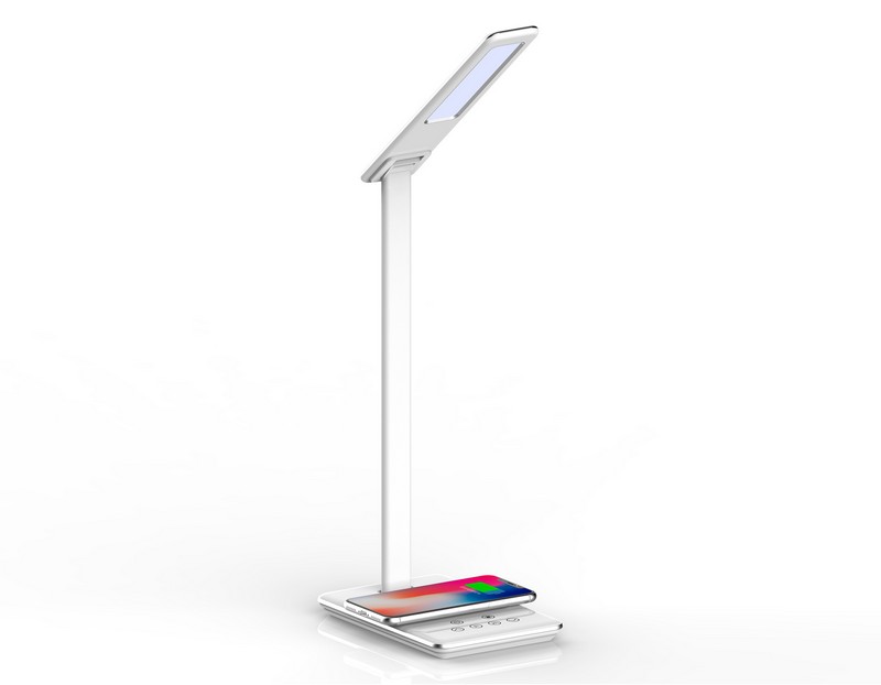Светодиодная настольная лампа с беспроводной зарядкой и USB портом Ambrella Light DE581 Светодиодная настольная лампа с беспроводной зарядкой и USB портом Ambrella Light DE581