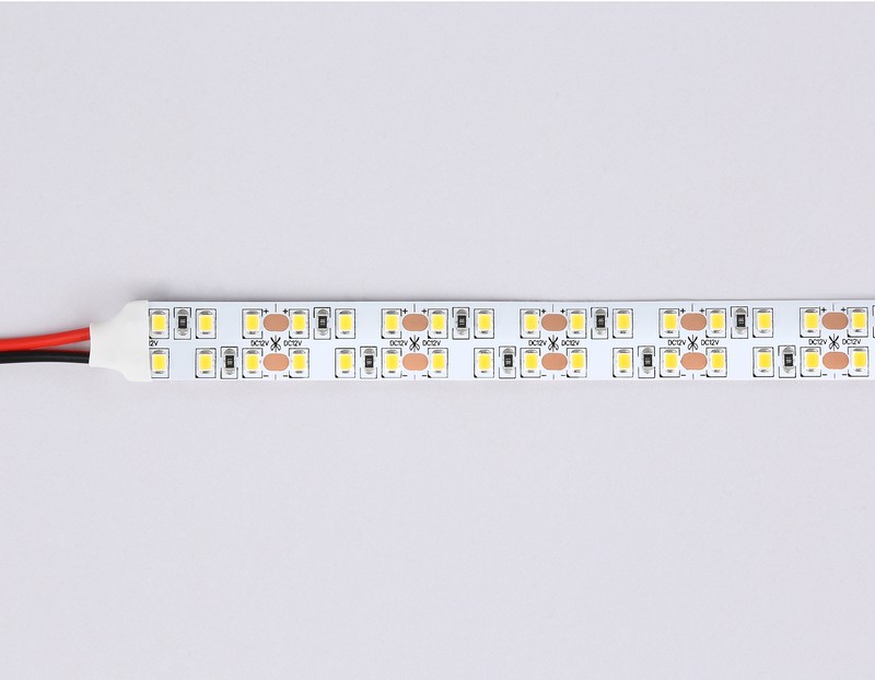 Светодиодная лента двухрядная Ambrella Light GS1601 2835 240Led /19.2W m/ 12V IP20 3000K 5m Ambrella Light GS1601