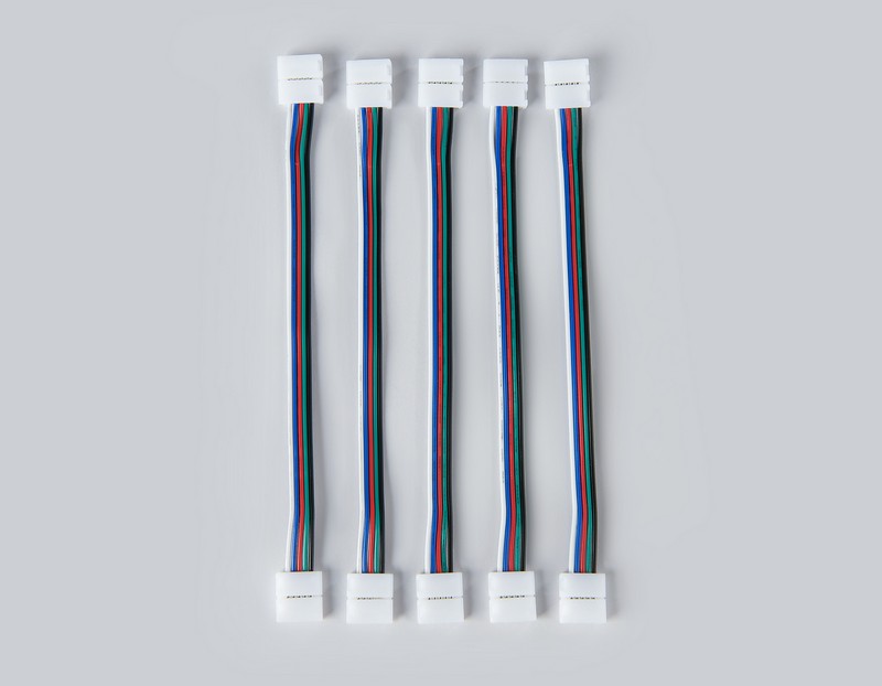 Соединитель гибкий двухсторонний для светодиодной ленты 5050 12/24V (5 конт.) 150 мм GS7801 (5шт) Ambrella Light GS7801 Соединитель гибкий двухсторонний для светодиодной ленты 5050 12/24V (5 конт.) 150 мм GS7801 (5шт) Ambrella Light GS7801