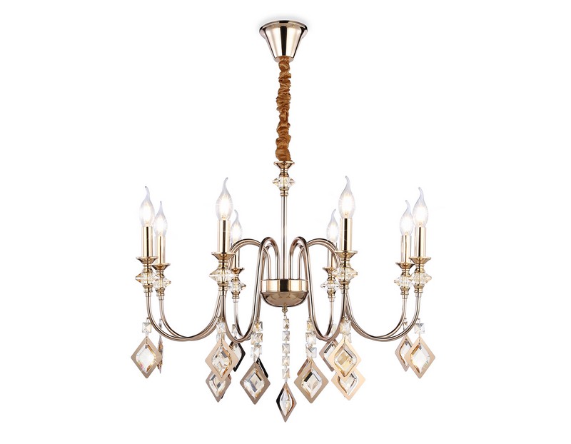 Подвесная люстра с хрусталем Ambrella Light TR4957 Подвесная люстра с хрусталем Ambrella Light TR4957