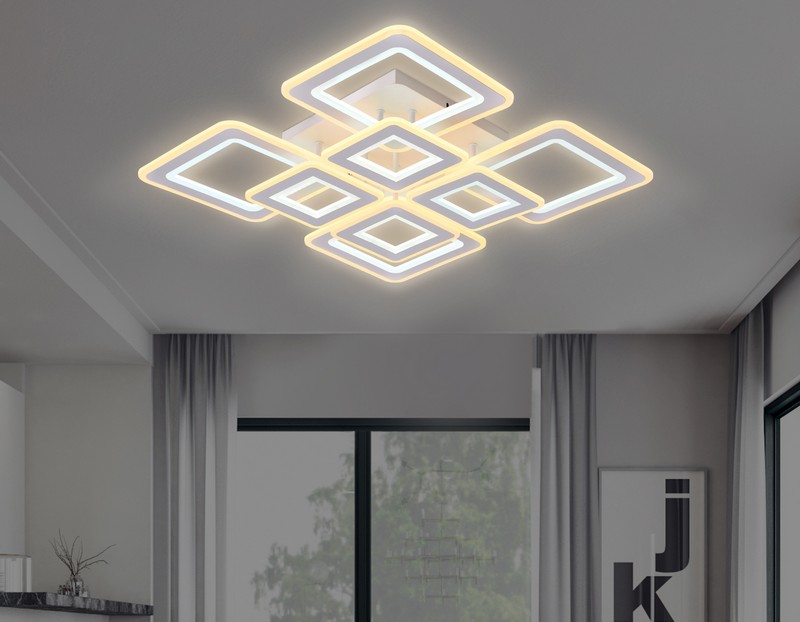 Потолочный светодиодный светильник с пультом Ambrella Light FA868 Потолочный светодиодный светильник с пультом Ambrella Light FA868