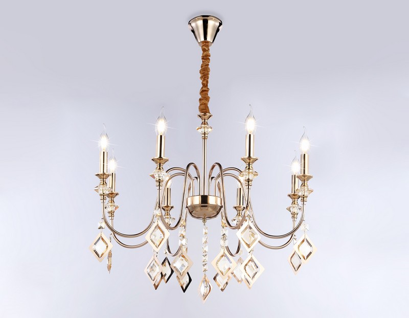 Подвесная люстра с хрусталем Ambrella Light TR4957 Подвесная люстра с хрусталем Ambrella Light TR4957