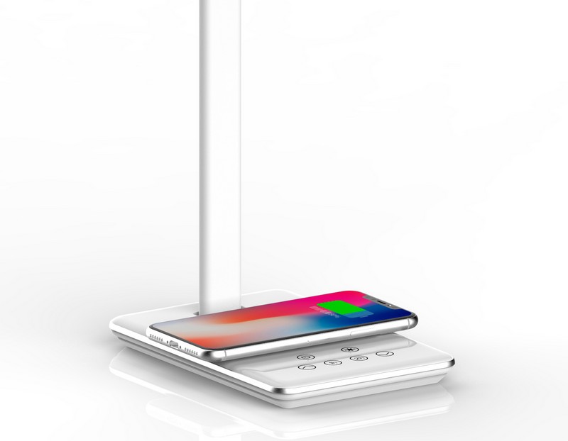 Светодиодная настольная лампа с беспроводной зарядкой и USB портом Ambrella Light DE581 Светодиодная настольная лампа с беспроводной зарядкой и USB портом Ambrella Light DE581