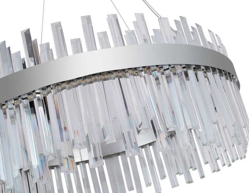 Подвесная светодиодная люстра с хрусталем Ambrella Light TR5011 Подвесная светодиодная люстра с хрусталем Ambrella Light TR5011