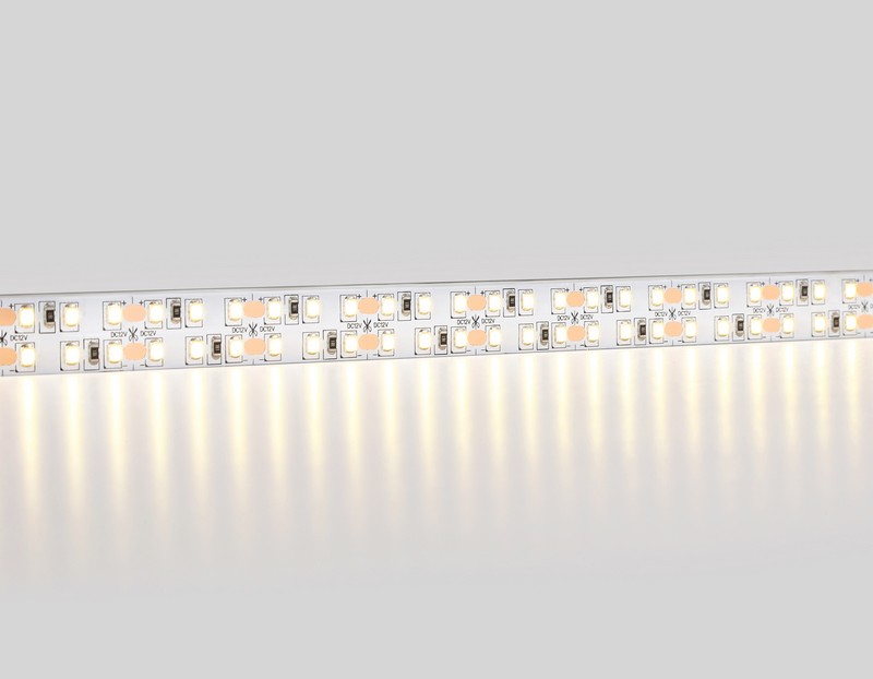 Светодиодная лента двухрядная Ambrella Light GS1601 2835 240Led /19.2W m/ 12V IP20 3000K 5m Ambrella Light GS1601