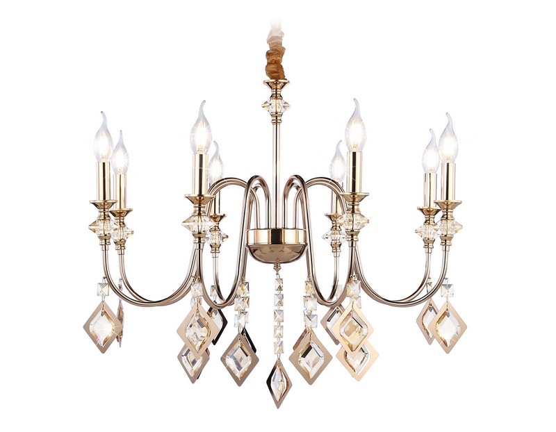 Подвесная люстра с хрусталем Ambrella Light TR4957