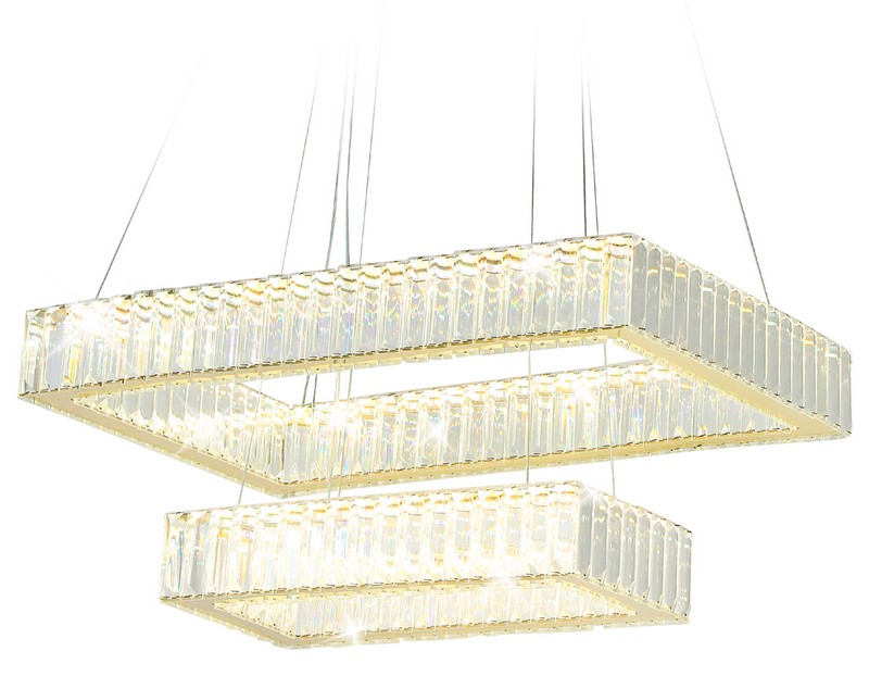 Подвесная светодиодная люстра с хрусталем Ambrella Light TR5007
