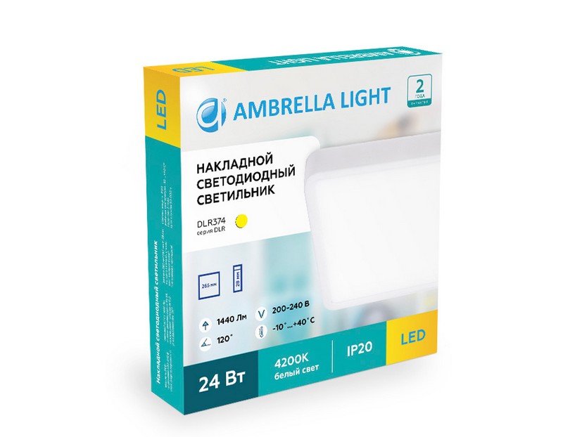 Накладной светодиодный светильник Ambrella Light DLR374