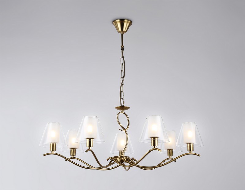 Подвесная люстра со стеклянными плафонами Ambrella Light LH57093 Подвесная люстра со стеклянными плафонами Ambrella Light LH57093