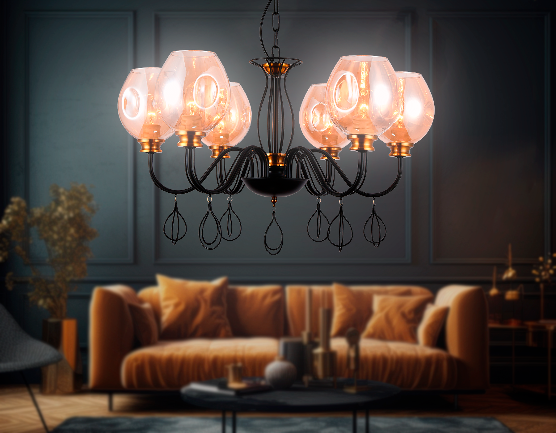 Подвесная люстра Ambrella Light TR9055 Подвесная люстра Ambrella Light TR9055