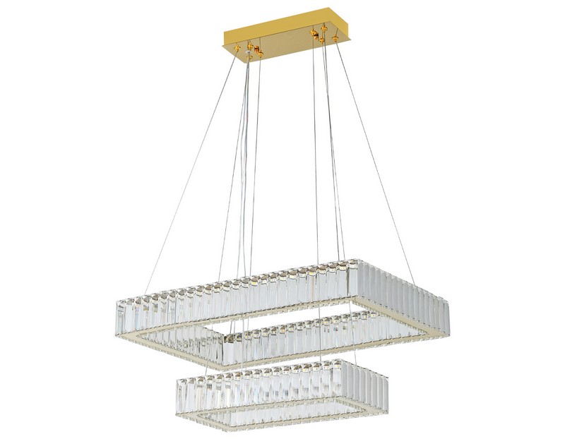 Подвесная светодиодная люстра с хрусталем Ambrella Light TR5007