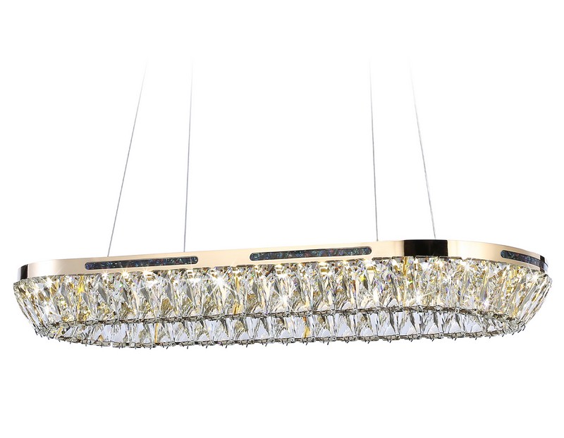 Подвесная светодиодная люстра с хрусталем Ambrella Light TR5025