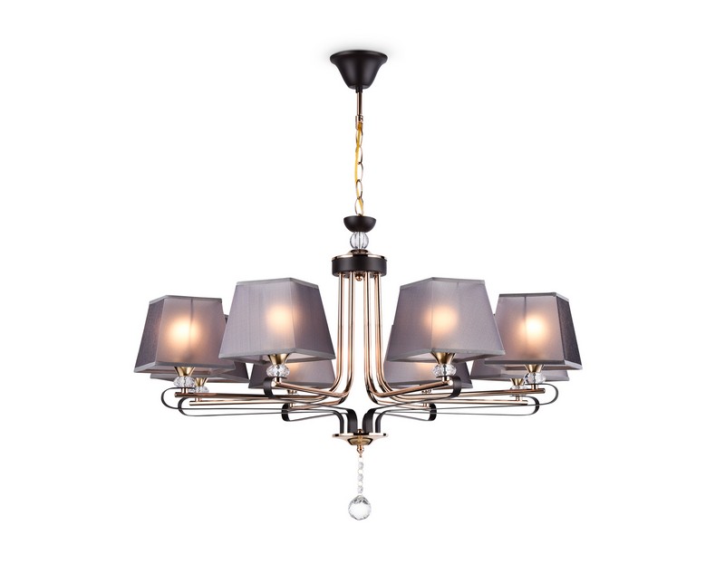 Подвесная люстра с абажуром и хрусталем Ambrella Light TR4618