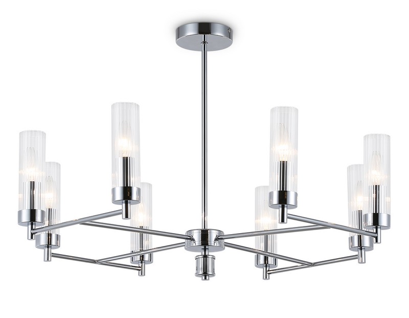 Люстра со стеклянными плафонами на штанге Ambrella Light LH55152