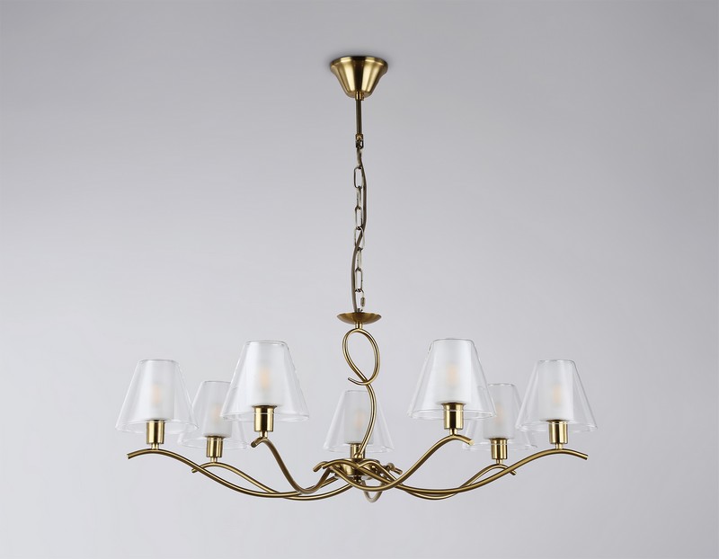 Подвесная люстра со стеклянными плафонами Ambrella Light LH57093 Подвесная люстра со стеклянными плафонами Ambrella Light LH57093