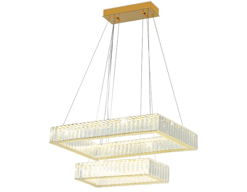 Подвесная светодиодная люстра с хрусталем Ambrella Light TR5007