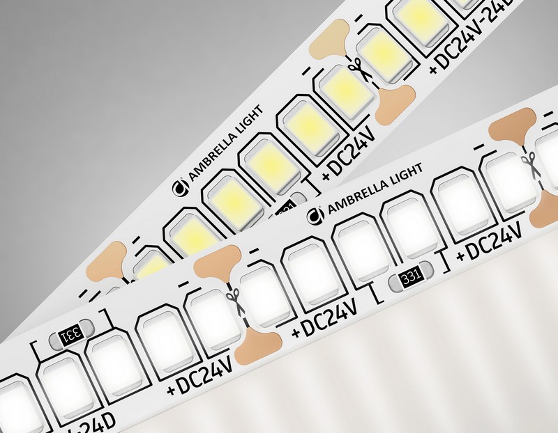 Светодиодная лента Ambrella Light GS3402 2835 240Led /20W m/ 24V IP20 4500K 5m Ambrella Light GS3402