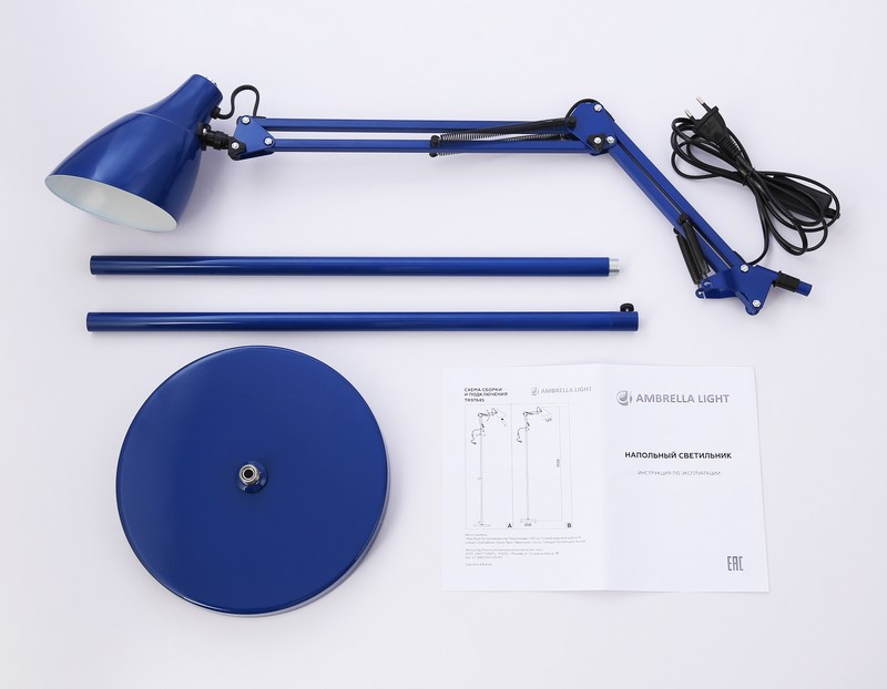 Светильник напольный с выключателем на проводе Ambrella Light TR97647 Светильник напольный с выключателем на проводе Ambrella Light TR97647