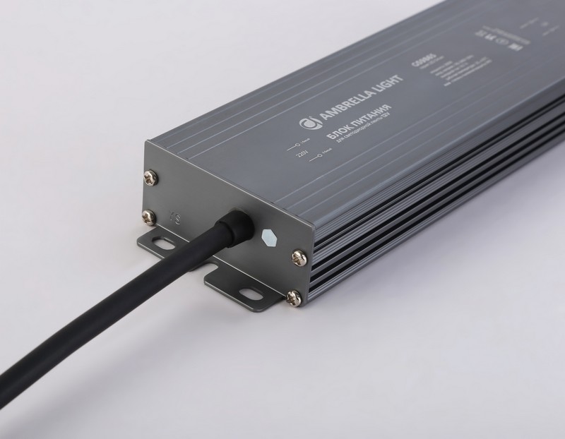 Блок питания для светодиодной ленты 12V 200W 16,7A IP67 185-260V 220*65*28 GS9865 Ambrella Light GS9865 Блок питания для светодиодной ленты 12V 200W 16,7A IP67 185-260V 220*65*28 GS9865 Ambrella Light GS9865