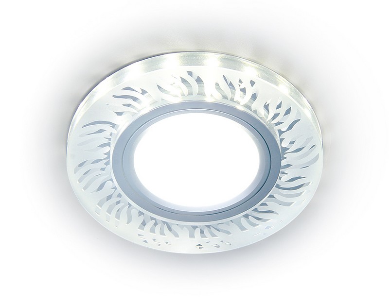 Встраиваемый точечный светильник MR16 с LED подсветкой Ambrella Light S217