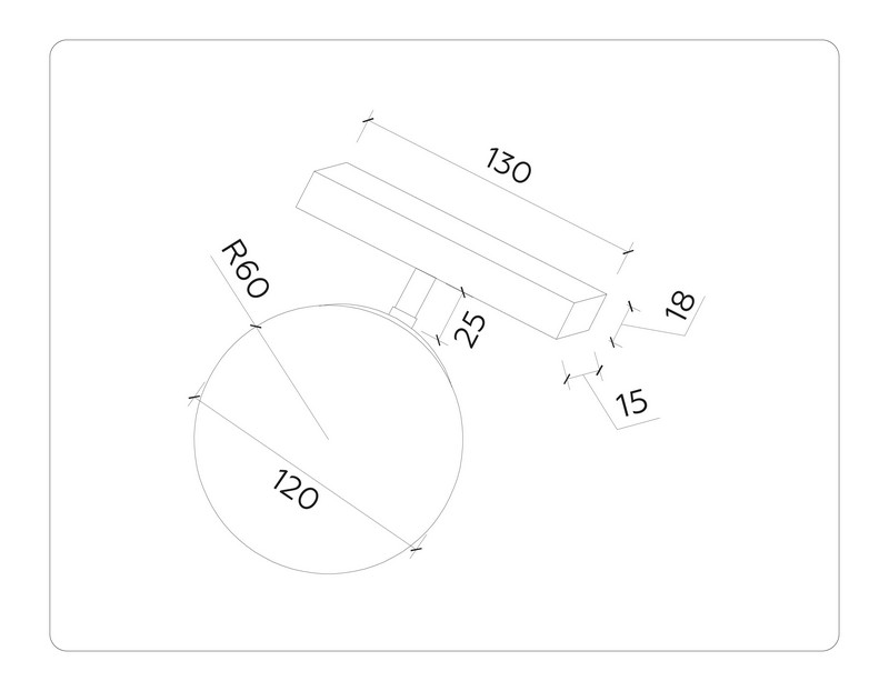 Светильник светодиодный трековый для шинопровода Magnetic Ambrella Light GL3921 Светильник светодиодный трековый для шинопровода Magnetic Ambrella Light GL3921
