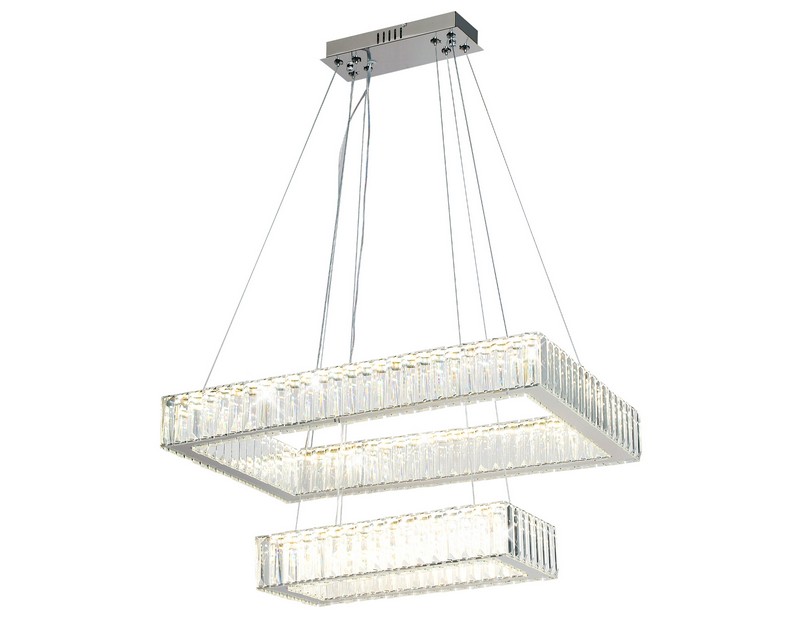 Подвесная светодиодная люстра с хрусталем Ambrella Light TR5005 Подвесная светодиодная люстра с хрусталем Ambrella Light TR5005