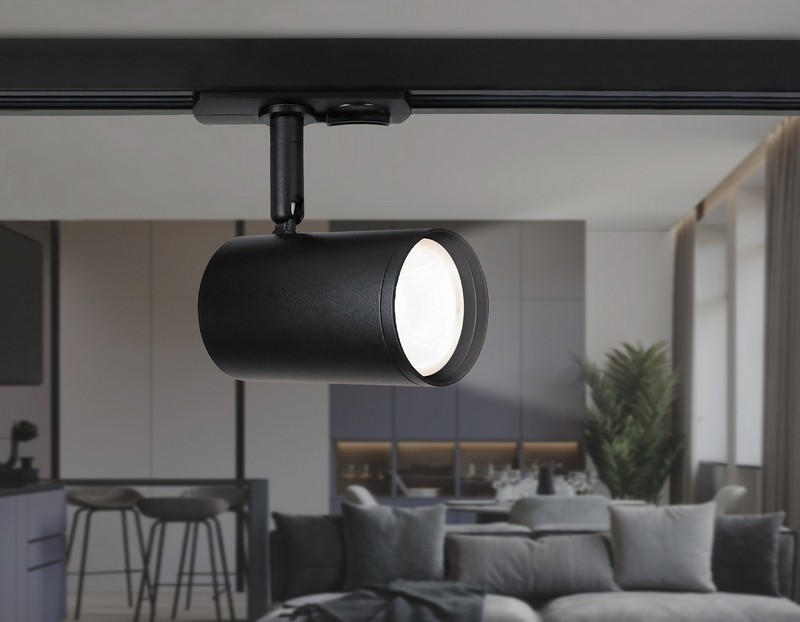 Трековый однофазный светильник со сменной лампой Ambrella Light GL5129