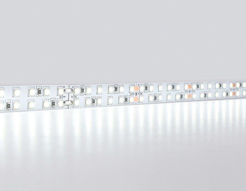 Светодиодная лента двухрядная Ambrella Light GS3703 2835 240Led /24W m/ 24V IP20 6500K 5m Ambrella Light GS3703