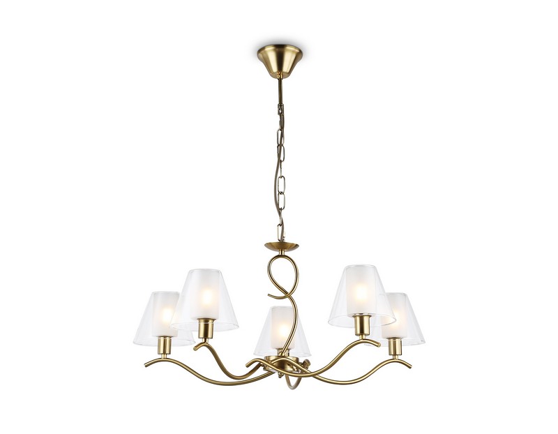 Подвесная люстра со стеклянными плафонами Ambrella Light LH57091 Подвесная люстра со стеклянными плафонами Ambrella Light LH57091