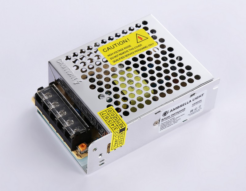 Блок питания для светодиодной ленты 12V 100W 8.3A IP20 90-260V 110*78*37 GS9504 Ambrella Light GS9504 Блок питания для светодиодной ленты 12V 100W 8.3A IP20 90-260V 110*78*37 GS9504 Ambrella Light GS9504