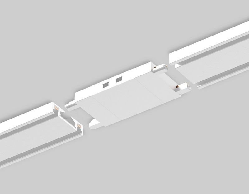 Коннектор прямой для накладного шинопровода Magnetic Ultra Slim Ambrella Light GV1107 Коннектор прямой для накладного шинопровода Magnetic Ultra Slim Ambrella Light GV1107