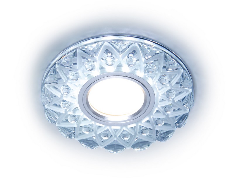 Встраиваемый точечный светильник MR16 с LED подсветкой Ambrella Light S375