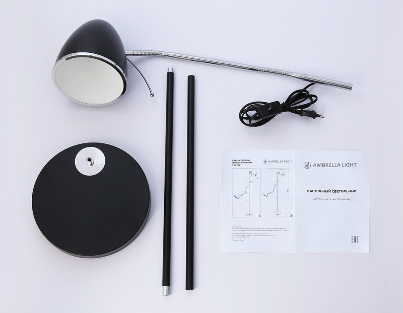 Светильник напольный с выключателем на проводе Ambrella Light TR97681