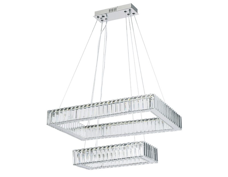 Подвесная светодиодная люстра с хрусталем Ambrella Light TR5005 Подвесная светодиодная люстра с хрусталем Ambrella Light TR5005