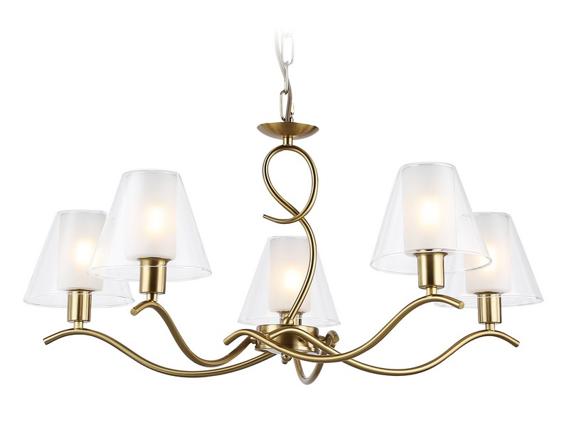 Подвесная люстра со стеклянными плафонами Ambrella Light LH57091