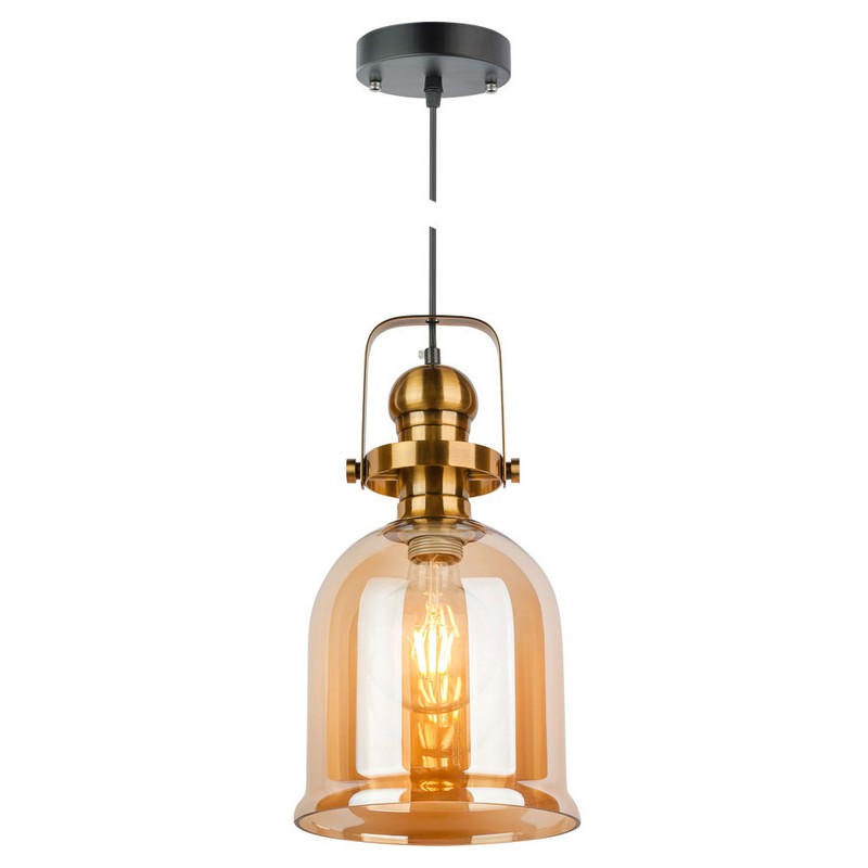 Подвесной светильник Лофт AM Group AM266-1 AMBER