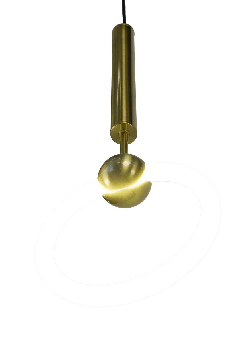 Светильник подвесной AM453 D200 GOLD
