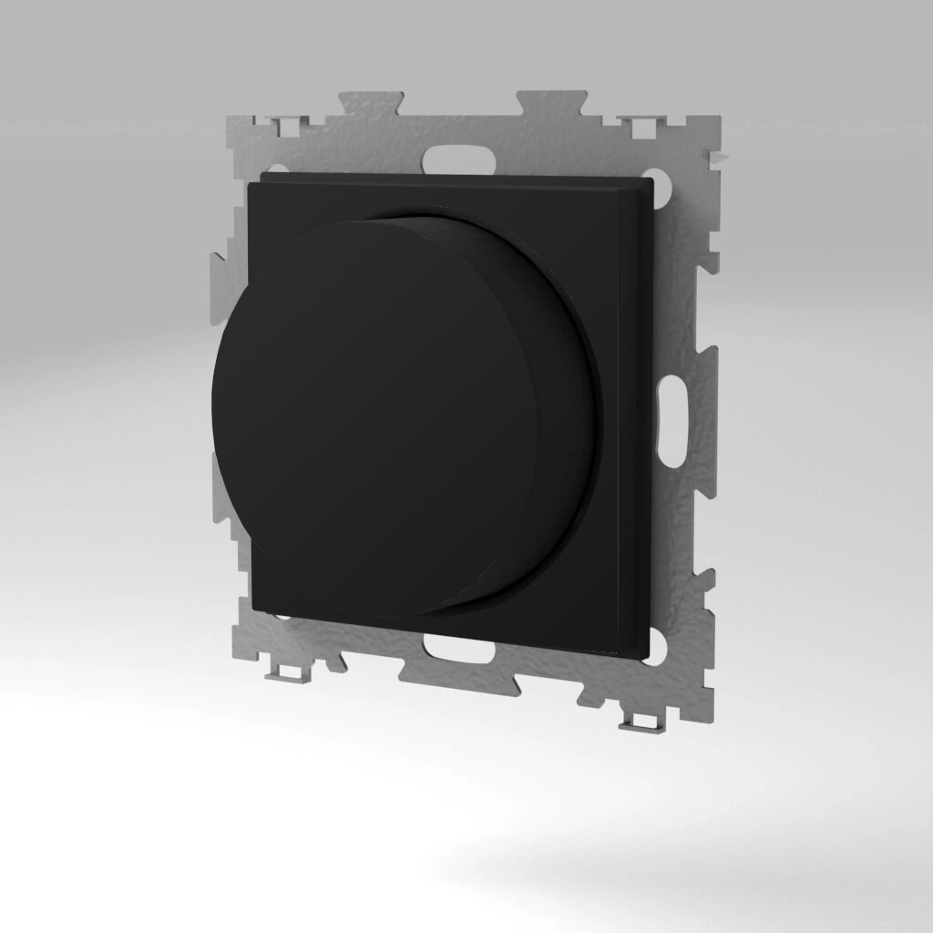 Диммер (светорегулятор) черный матовый CGSS GL-F33-BCM