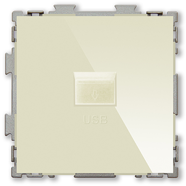 Розетка USB 2.1А бежевая "Практика" CGSS PL-W201U-BGG