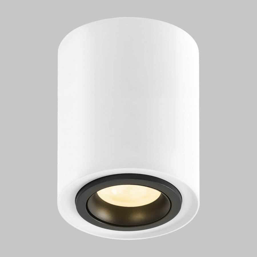 Светильник GU10 1*50W потолочный спот Белый / Черный IL.0005.2400-WBK IMEX