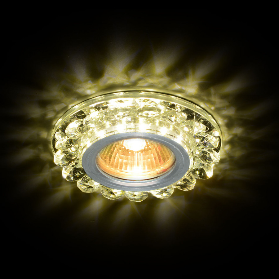 Светильник MR16+LED встраиваемый AL/CLEAR 35Вт+LED 3Вт IL.0026.0303 IMEX