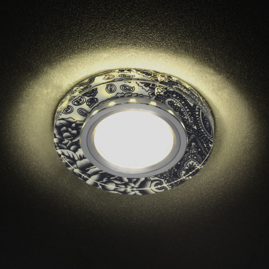 Светильник MR16+LED встраиваемый ALUM/WH+Silver 35Вт+LED 3Вт IL.0026.3315 IMEX