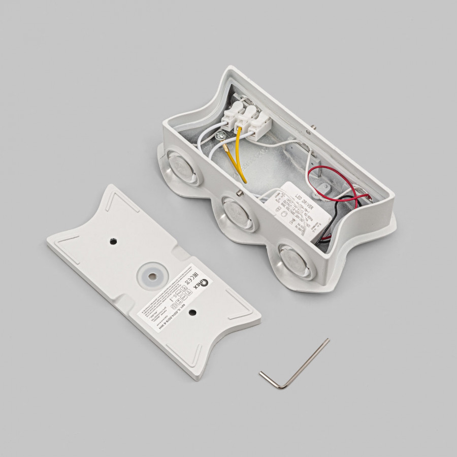 Светильник настенный LED 6x1W 4200K Белый 220V IP54 IL.0014.0019-6-WH IMEX