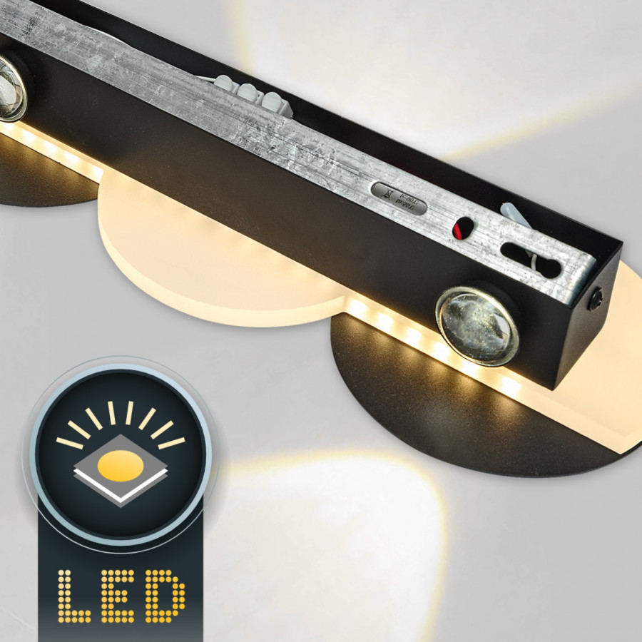 Светильник для подсветки картин и зеркал, LED 4*2W+10W, черный матовый IL.0040.0060-4-MBK IMEX