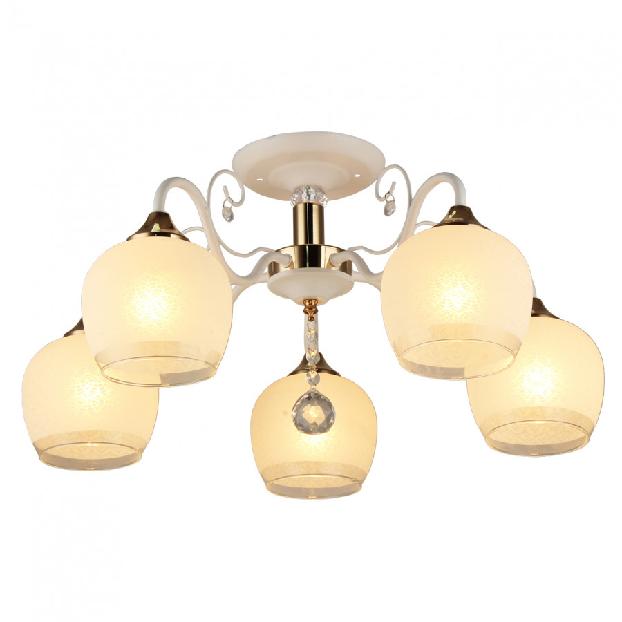 Люстра потолочная 5*60Вт Е27 MD.0655-5-S WT+FGD IMEX