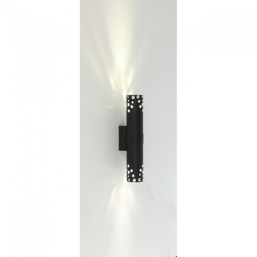 Светильник GU10 2*50W настенный спот Черный IL.0005.4302 BK IMEX