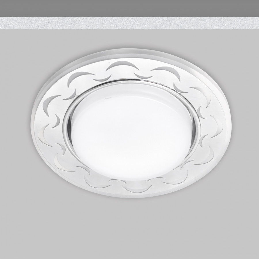 Светильник GX53+LED 4W 4000K, встраиваемый АКРИЛ CH/WH+CH IL.0031.0102 IMEX