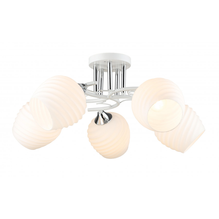 Люстра потолочная 5*Е27 MD.5991-5-S-WT+CR IMEX