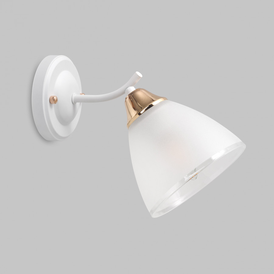Бра 1*60Вт E27 MD.1092-1-W WH+FGD IMEX