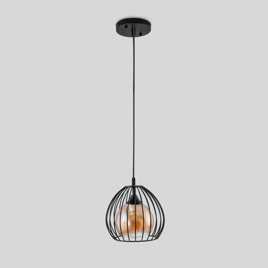 Люстра подвесная 1*60Вт E27 MD.3959-1-P BK IMEX